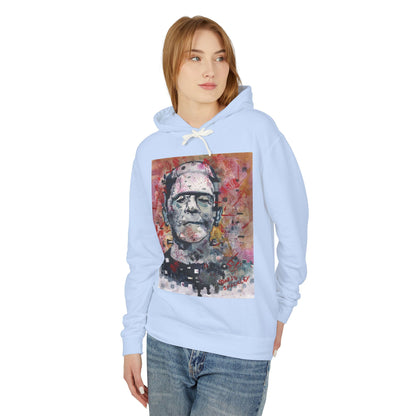 Glitch Monster (Frankenstein) Graphic Lightweight Hoodie for Horror Fans