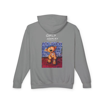 Mend yourself. Repair and renew. No one else can do it for you. - Lightweight Hoodie