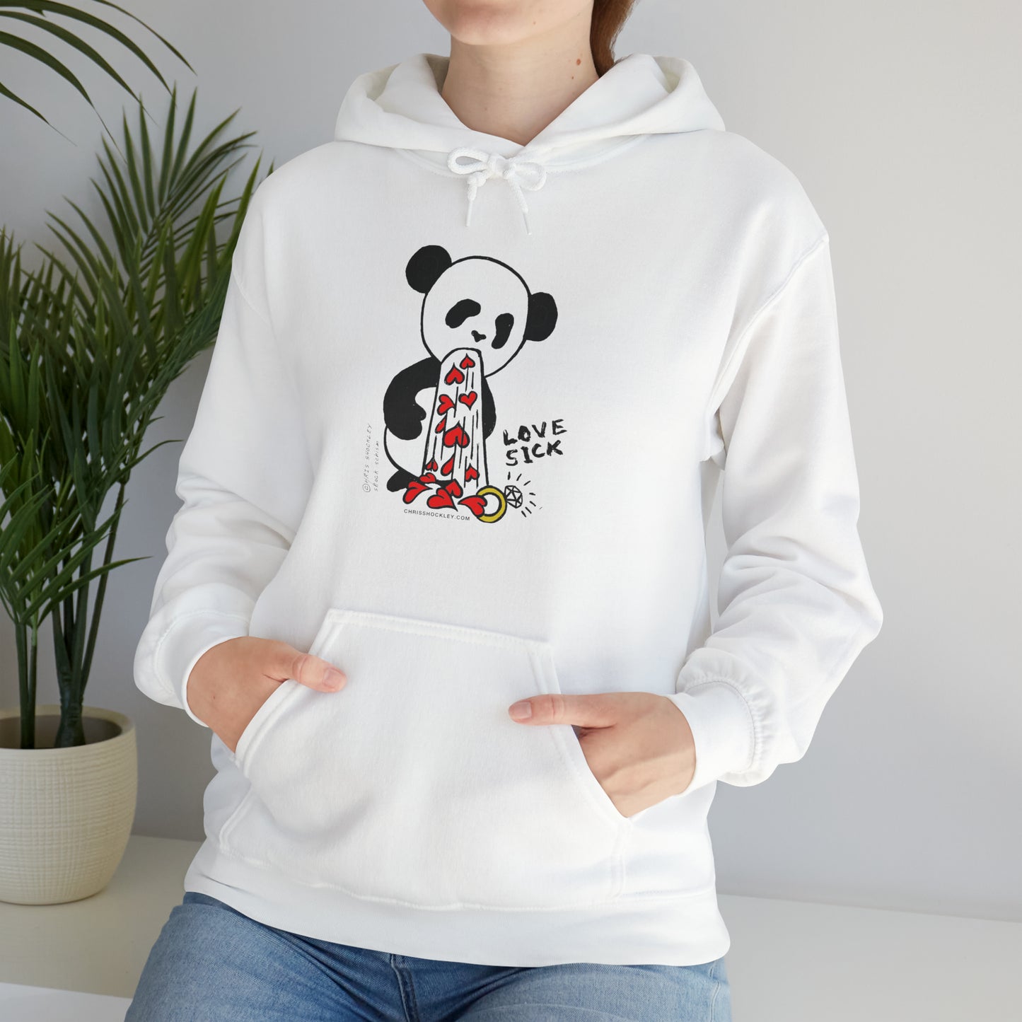 Love Sick Panda - Unisex Heavy Blend™ Hooded Sweatshirt