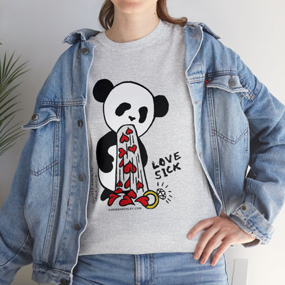 Love Sick Panda - Unisex Heavy Cotton Tee