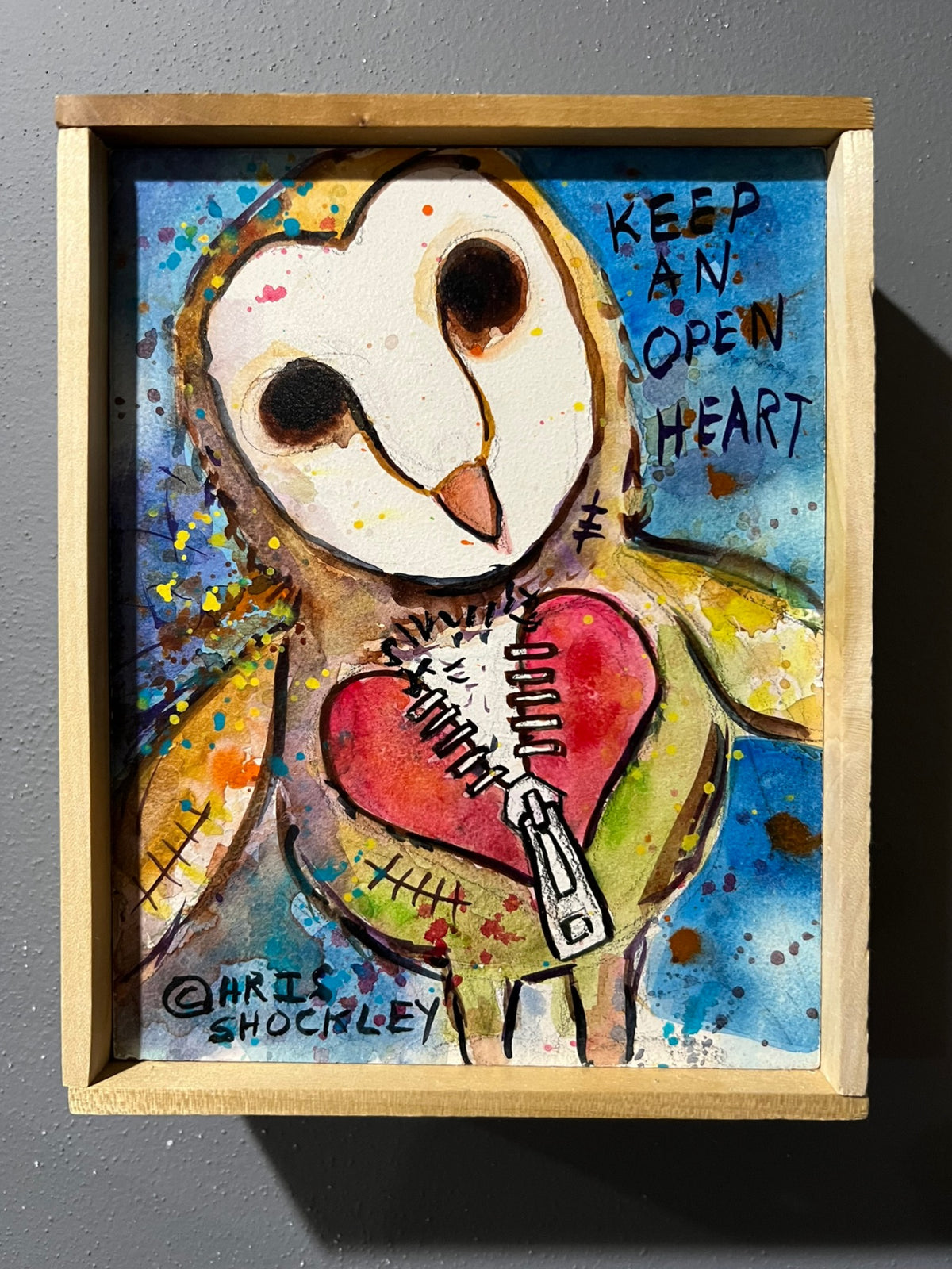 keep an open heart - original painting