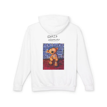 Mend yourself. Repair and renew. No one else can do it for you. - Lightweight Hoodie
