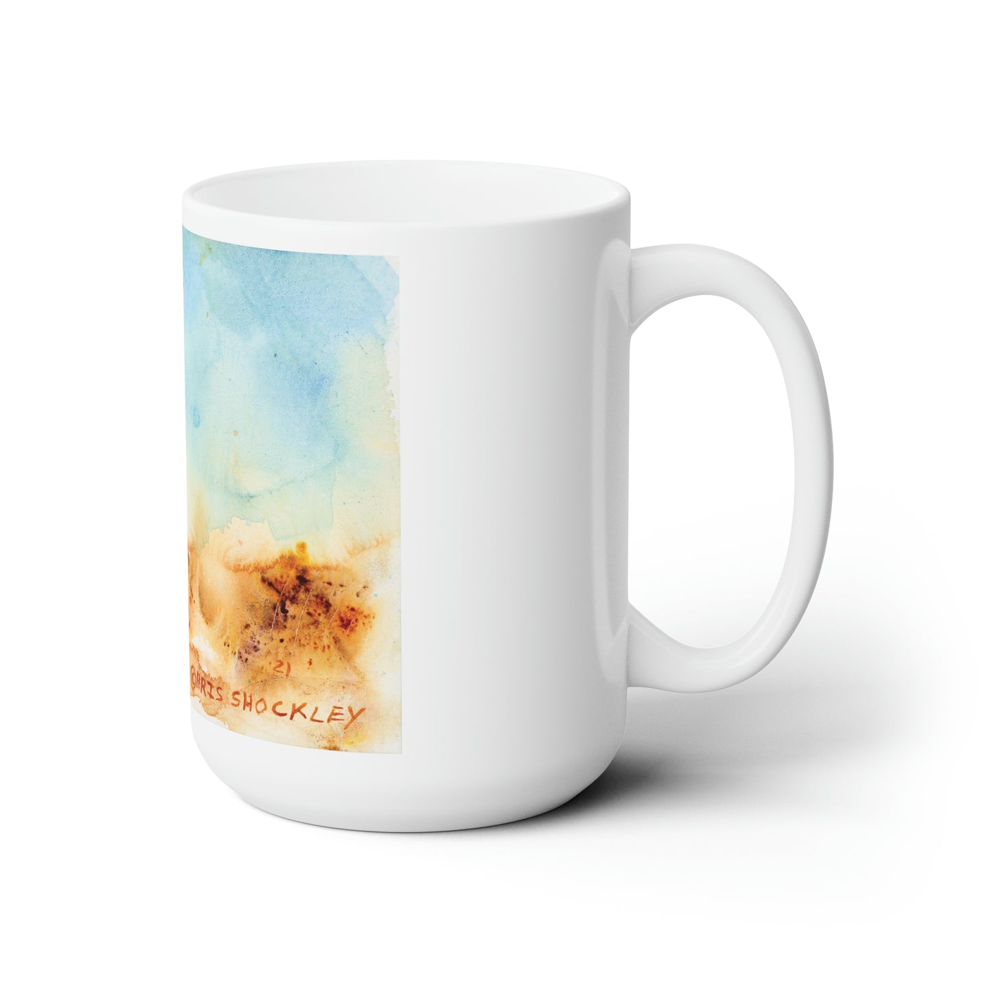 Golden Ghost - Ceramic Mug 15oz