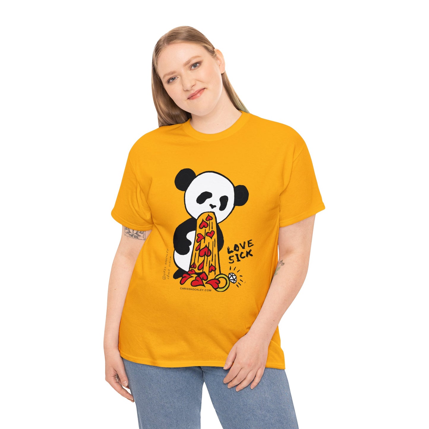 Love Sick Panda - Unisex Heavy Cotton Tee