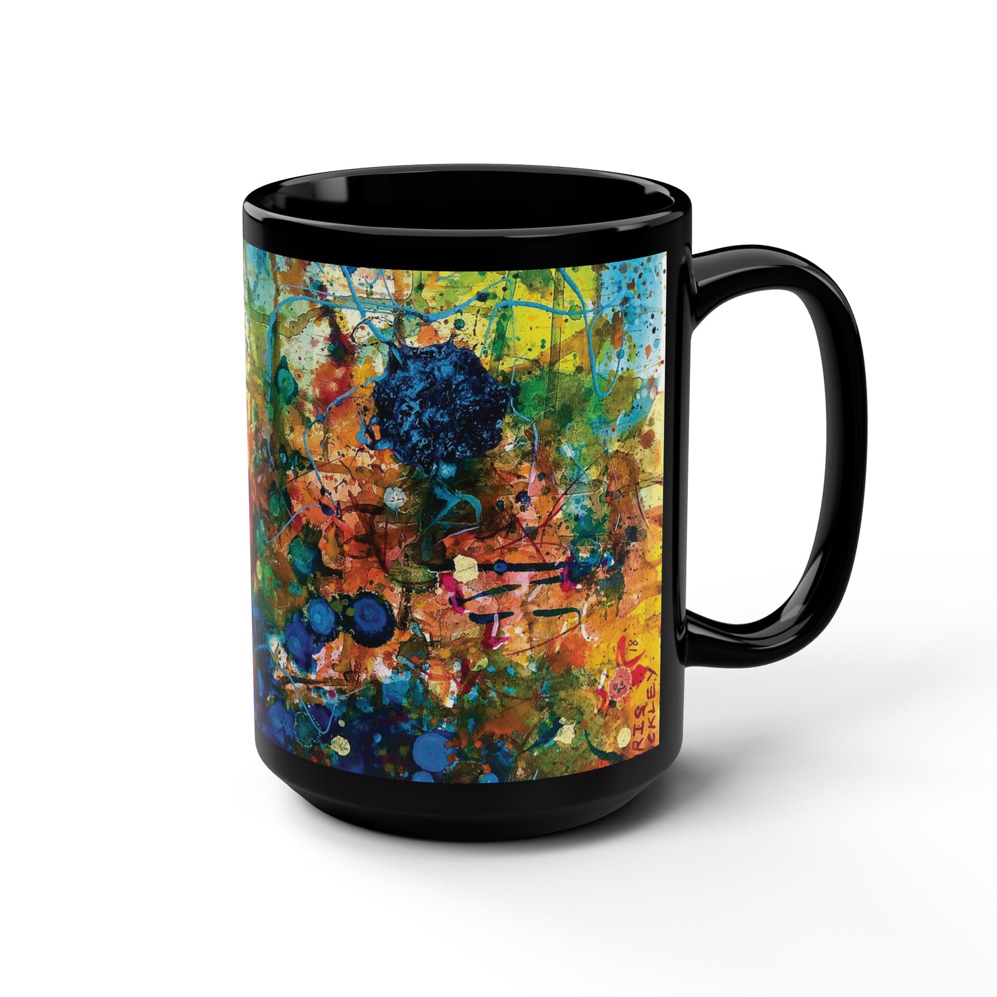 Dissolution and Rebirth - Black Mug, 15oz