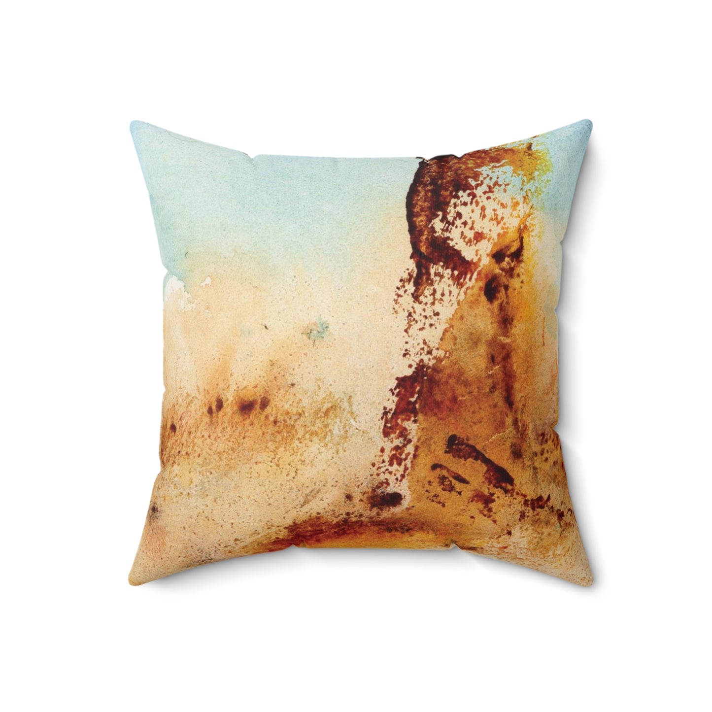 Golden Ghost - Spun Polyester Square Pillow