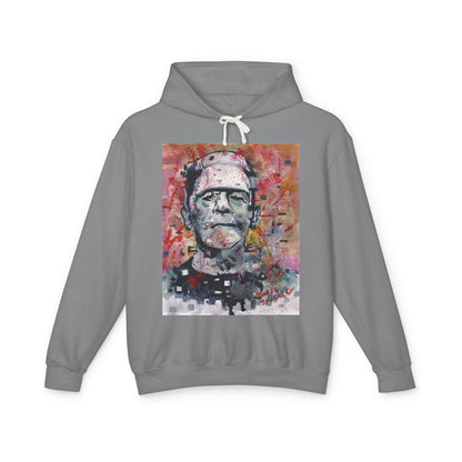 Glitch Monster (Frankenstein) Graphic Lightweight Hoodie for Horror Fans