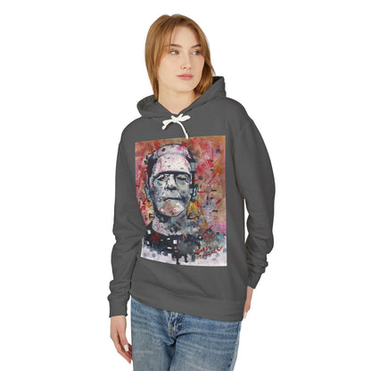 Glitch Monster (Frankenstein) Graphic Lightweight Hoodie for Horror Fans