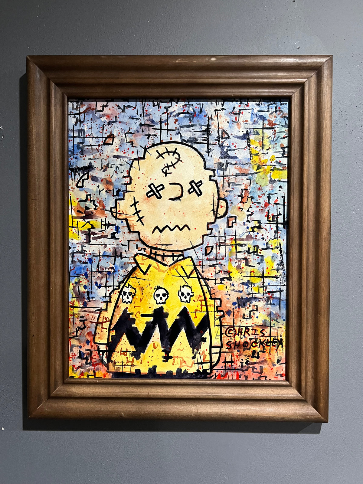 Stitchy Glitchy Brown