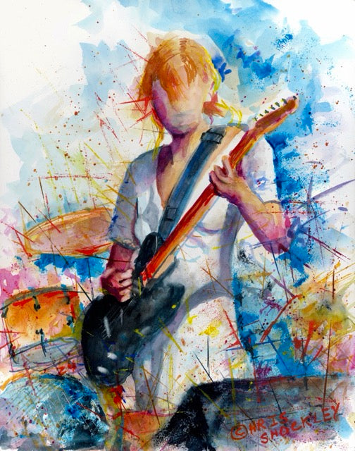 An improvised Song - original painting