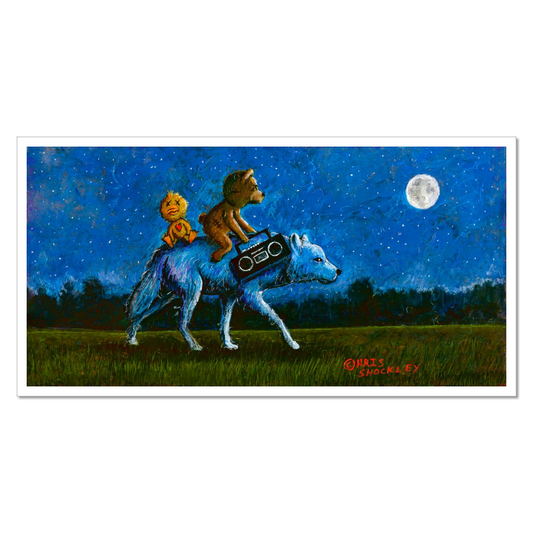 A Moonlight Stroll - Archival Matte Giclee Print
