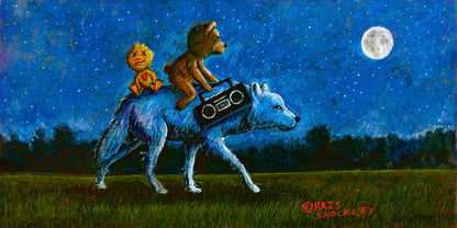 A Moonlight Journey- original painting