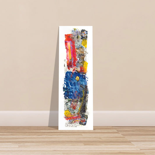 A Tear Cycles Through - 12”x36” Aluminum Print