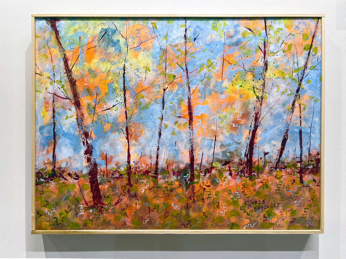 The Muted Flames of Fall - original painting