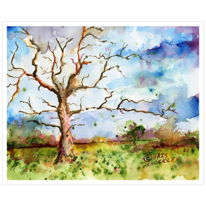 In the clearing stands a boxer - Archival Matte Giclee Print
